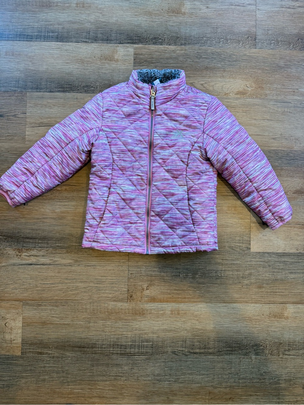 ZeroXposur Pink Quilted Puffer Jacket Girls Size 6/6x